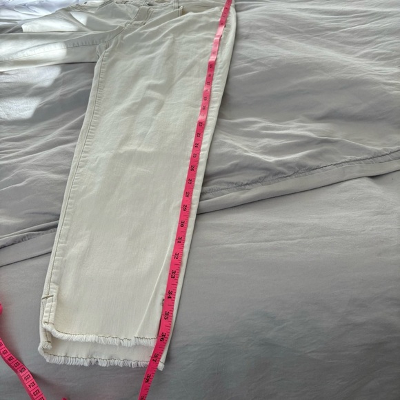 Eileen Fisher Jeans size 12, Skinny Ankle Raw Hem - Picture 3 of 14